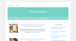 Desktop Screenshot of flowercarole.com